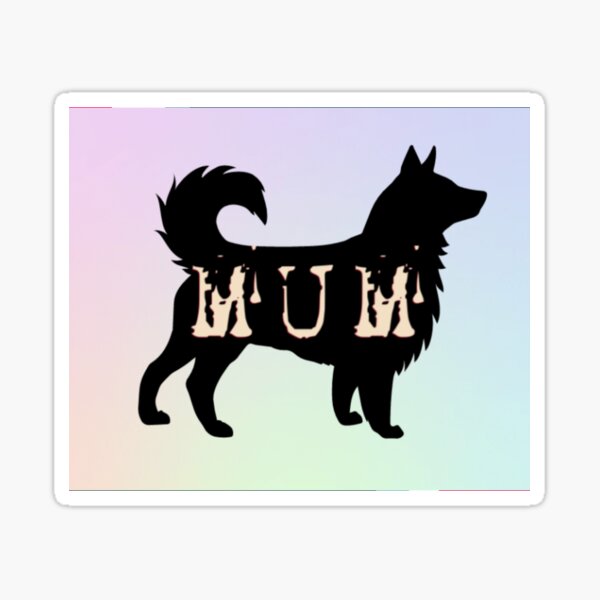 "cute mum dogs" Sticker for Sale by SAME25 Redbubble