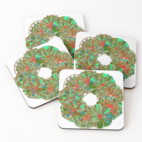 Item preview, Festive green wreath W1 designed and sold by fishpressink.