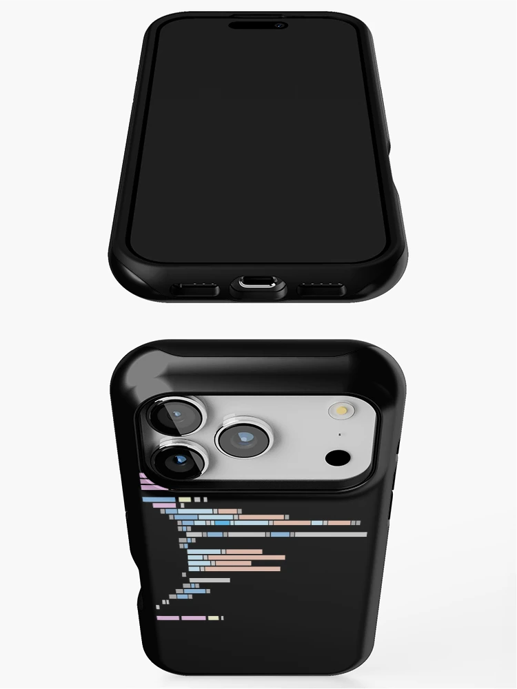 Thumbnail 3 of 4, iPhone Case, Abstract React App Code designed and sold by cheeryscript.