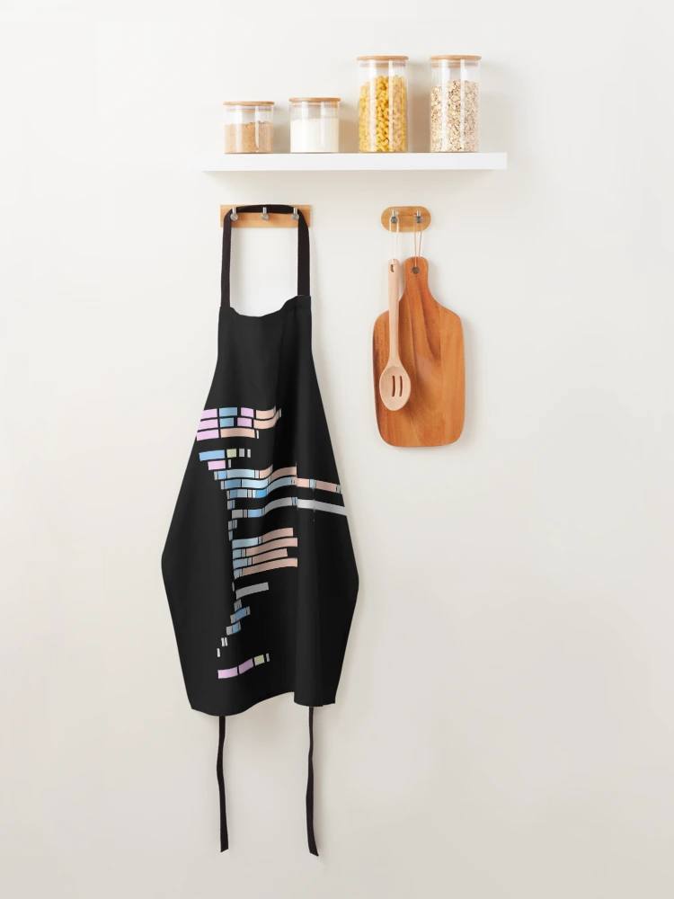 Thumbnail 4 of 6, Apron, Abstract React App Code designed and sold by cheeryscript.
