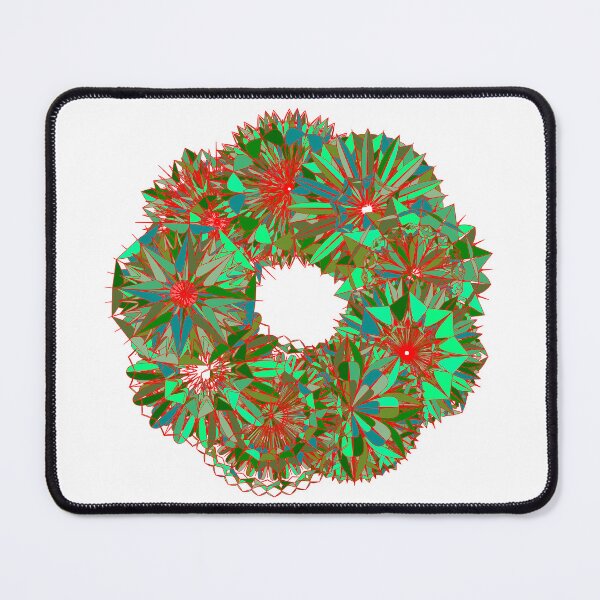 Item preview, Festive green wreath W2 designed and sold by fishpressink.