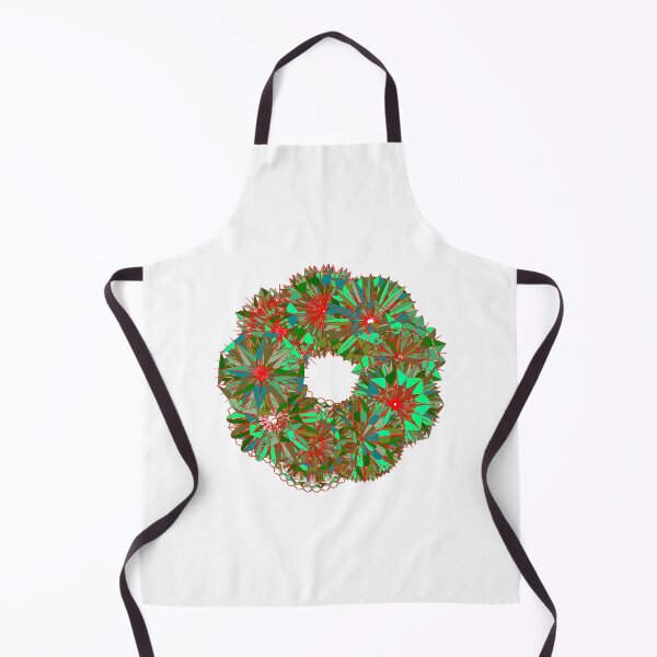 Item preview, Festive green wreath W2 designed and sold by fishpressink.