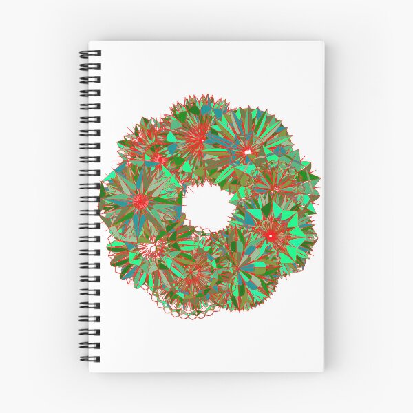Item preview, Festive green wreath W2 designed and sold by fishpressink.