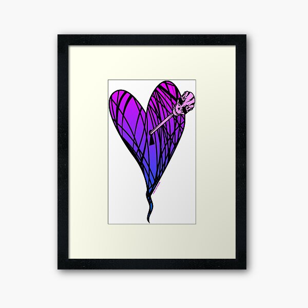 It's Halloween in my Heart - 2017 remix Framed Art Print