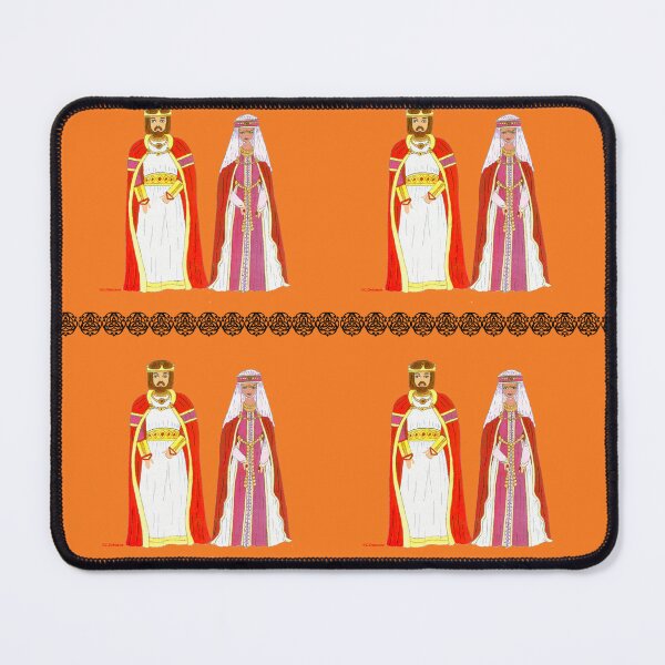 Item preview, King ARTHUR and Queen GUENIÈVRE designed and sold by Catherine Debusne.