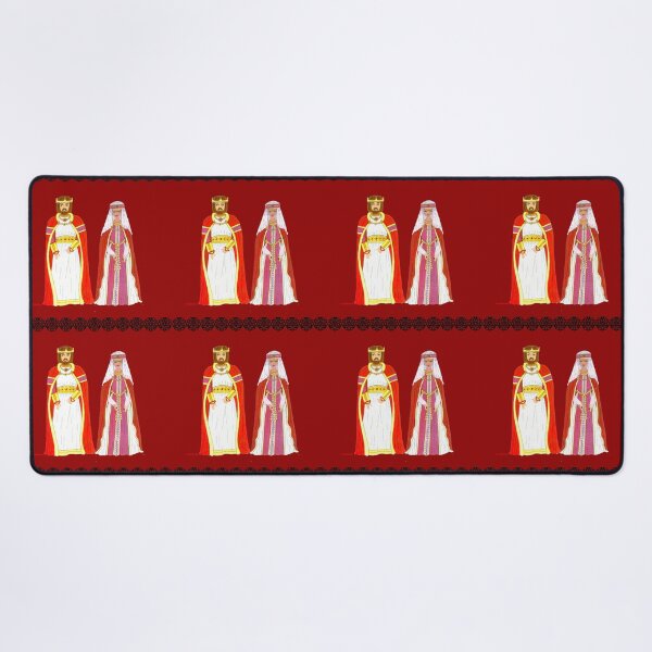 Item preview, King ARTHUR and Queen GUENIÈVRE designed and sold by Catherine Debusne.