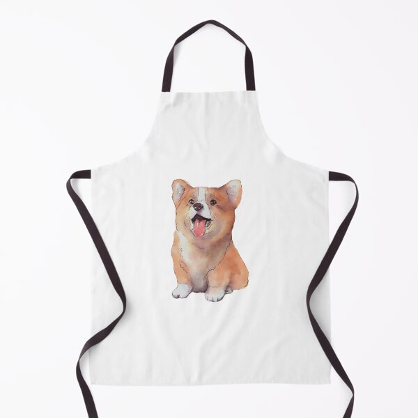 Item preview, Corgi pup sitting designed and sold by ArtInPi.