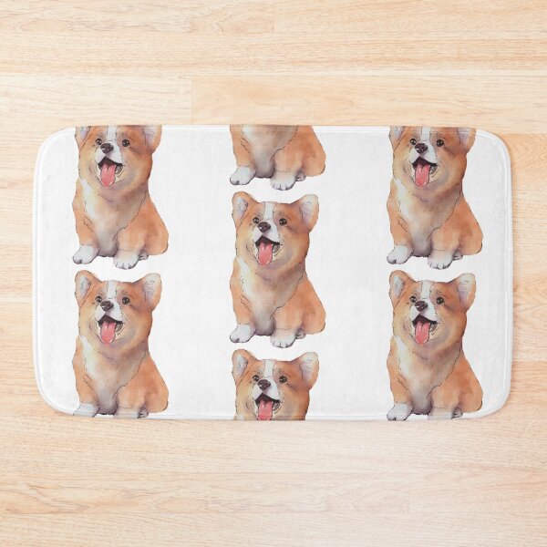 Item preview, Corgi pup sitting designed and sold by ArtInPi.