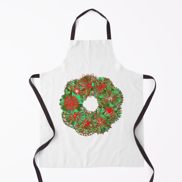 Item preview, Festive green wreath W3 designed and sold by fishpressink.