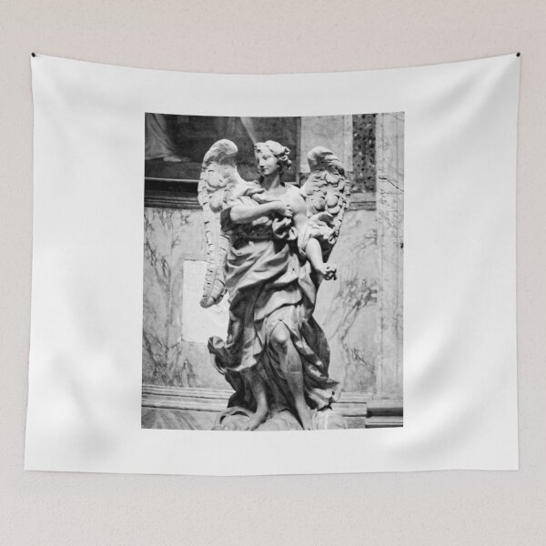Item preview, Angelic Baroque Italian Statue (Black and White) designed and sold by Sadeshots.