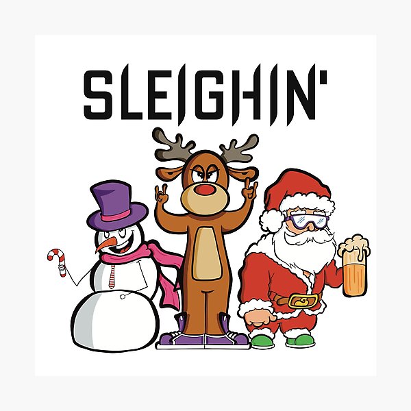 Item preview, Xmas Sleighin’ Party designed and sold by ArtByNabes.