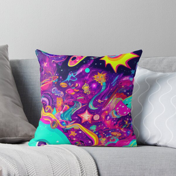 Item preview, Abstract Psychedelic Trippy Colorful Space Design Digital Painting designed and sold by CodeAndColors.