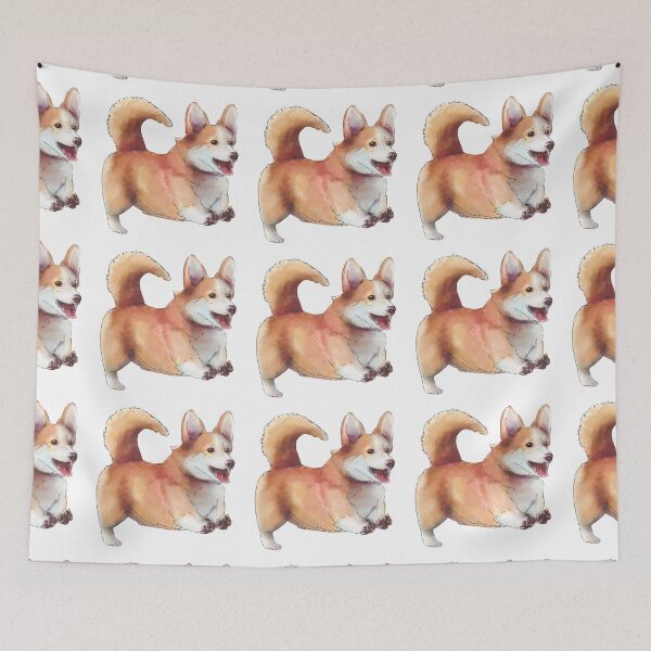 Item preview, Corgi run designed and sold by ArtInPi.