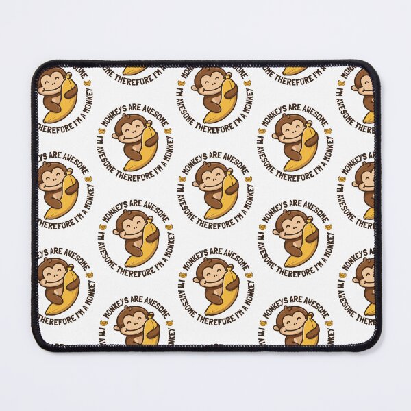 Item preview, Monkeys Are Awesome I'm Awesome Therefore I'm A Monkey  Funny Monkey Day Costume Squad Matching Gifts tees designed and sold by Unicorny-Design.