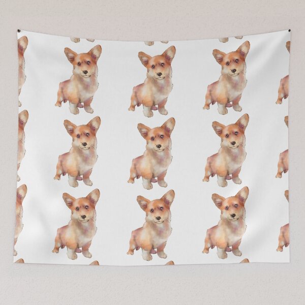 Item preview, Curious corgi designed and sold by ArtInPi.