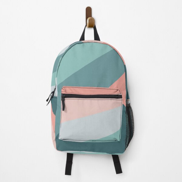 Item preview, Pink and turquoise diagonal lines designed and sold by BattaAnastasia.