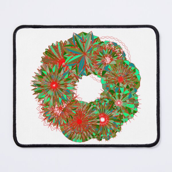Item preview, Festive green wreath W5 designed and sold by fishpressink.