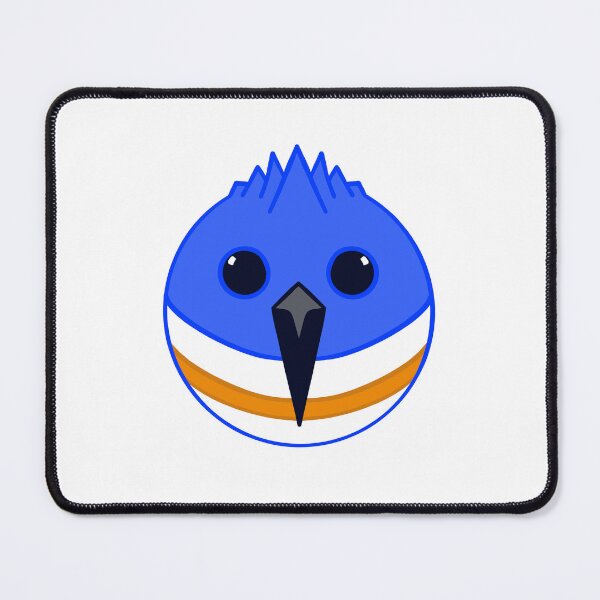 Item preview, Belted Kingfisher Bird Blob designed and sold by Garrart1.