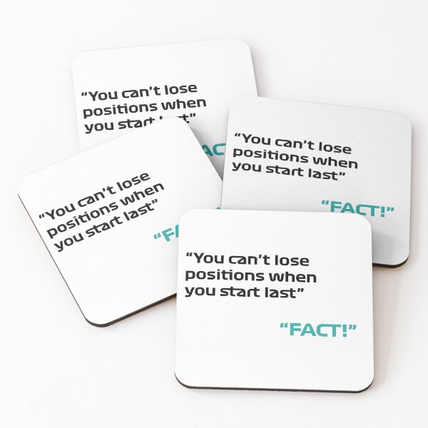 Item preview, Alex Albon & George Russell "You can't lose positions when you start last" "FACT!" designed and sold by jordanliv.