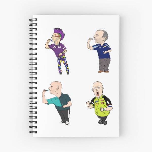 Item preview, Dart players catoon sticker pack designed and sold by FlawlessCheese.