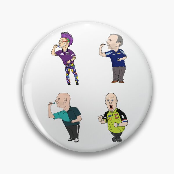 Item preview, Dart players catoon sticker pack designed and sold by FlawlessCheese.