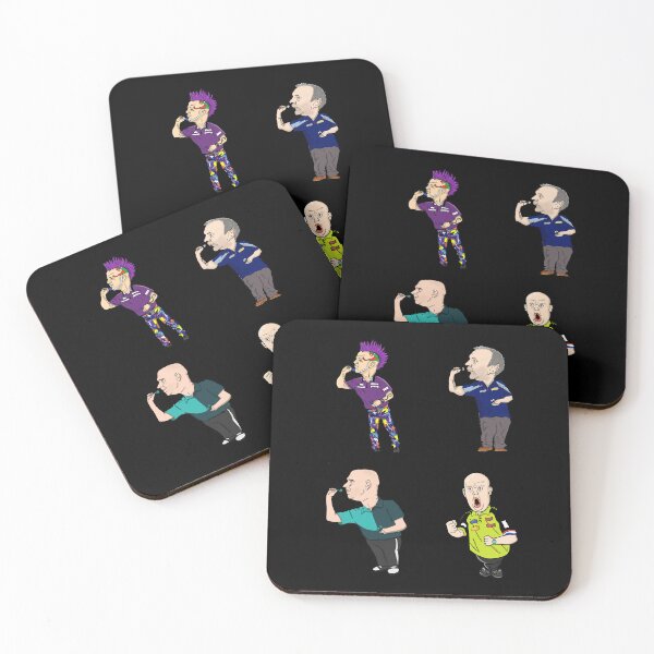 Item preview, Dart players catoon sticker pack designed and sold by FlawlessCheese.