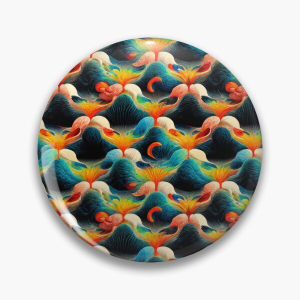 Item preview, Fascinating Psychedelic Pattern, Colorful Trippy Pattern, Psychedelia designed and sold by TreasuryOE.