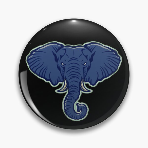 Item preview, Blue Elephant Face  designed and sold by MojaveTradePost.