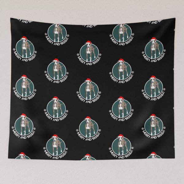 Item preview, Merry and Bright Greyhound design designed and sold by reka88.