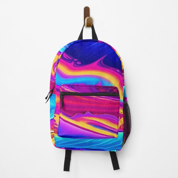 Item preview, Abstraction elemental psychodelic many colors fire and water overlapping art designed and sold by ValleyDream.