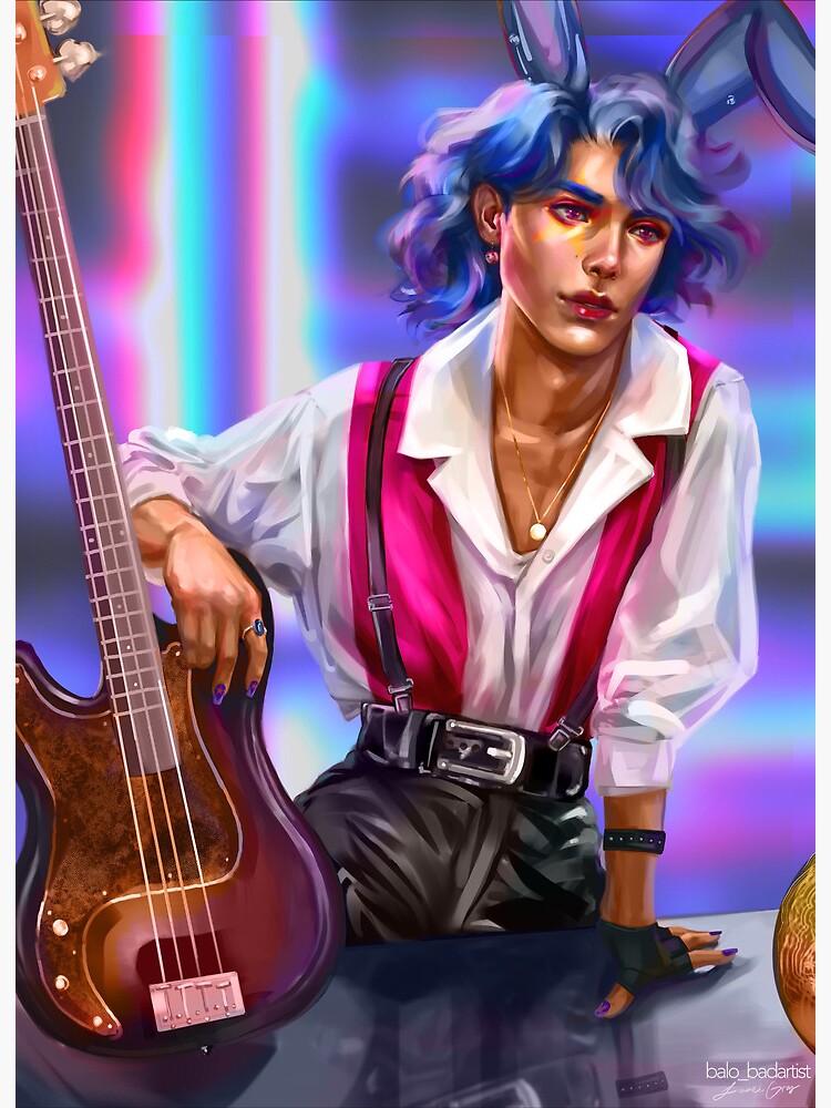 Glamrock Bonnie  Postcard for Sale by balobadartist