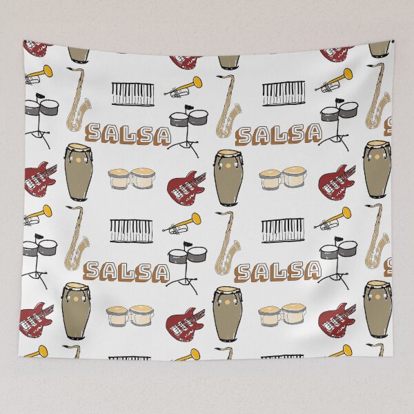 Item preview, Salsa with his instruments designed and sold by NahyArt.
