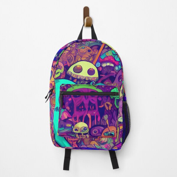 Artikelvorschau, Cool Abstract Psychedelic Anime Monsters Pattern Digital Painting entworfen und verkauft von CodeAndColors.