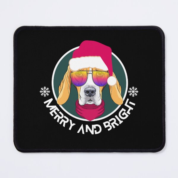 Item preview, Merry and Bright Greyhound christmas design designed and sold by reka88.
