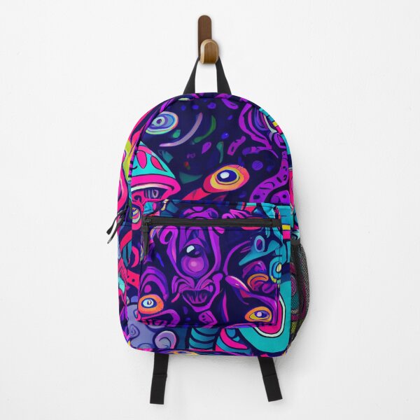 Artikelvorschau, Cool Trippy Aliens in Space Pattern Digital Painting entworfen und verkauft von CodeAndColors.