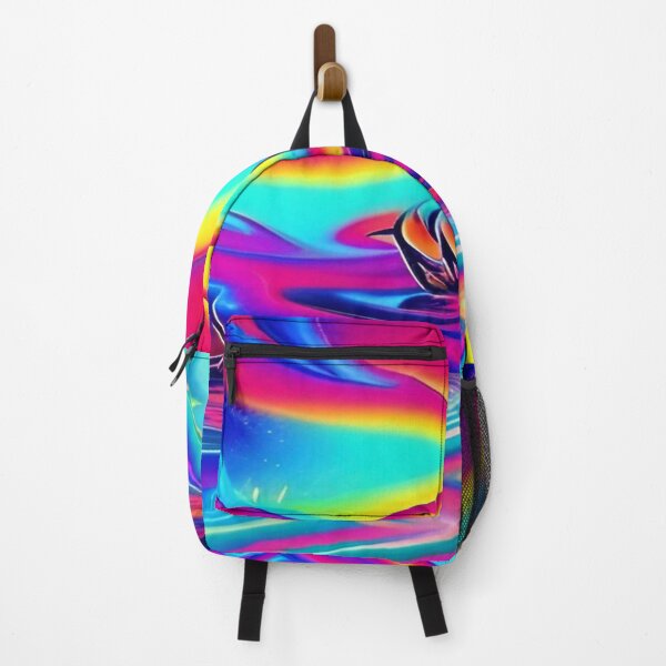 Item preview, Abstraction elemental psychodelic many colors fire and water overlapping art designed and sold by ValleyDream.