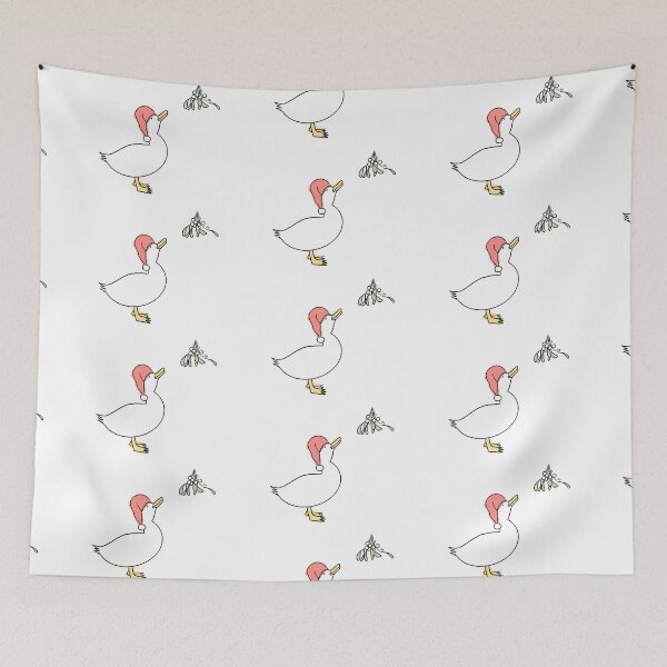 Item preview, Christmas duck mistletoe  designed and sold by anibex.