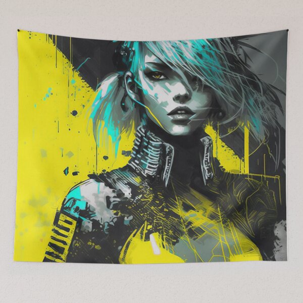 Item preview, Hip Cyberpunk girl: Cloe designed and sold by ai-miilk.