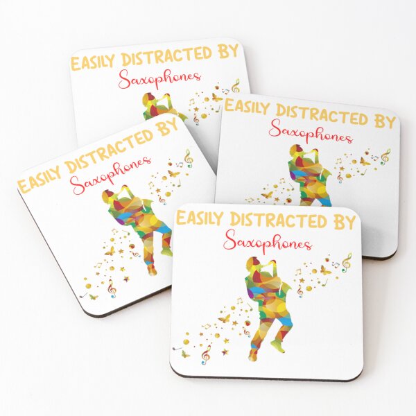 Item preview, Easily Distracted By Saxophones designed and sold by justu-.