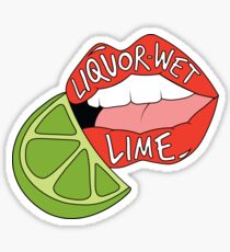 Liquor-Wet Lime - Lorde "Sober" (Melodrama) Sticker
