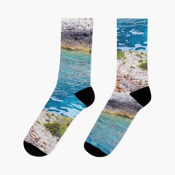 Item preview, Blue Ocean and Rocks designed and sold by TosikArt.