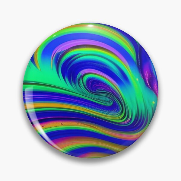 Item preview, Abstraction elemental psychodelic many colors fire and water overlapping art designed and sold by ValleyDream.