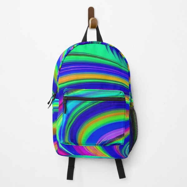 Item preview, Abstraction elemental psychodelic many colors fire and water overlapping art designed and sold by ValleyDream.