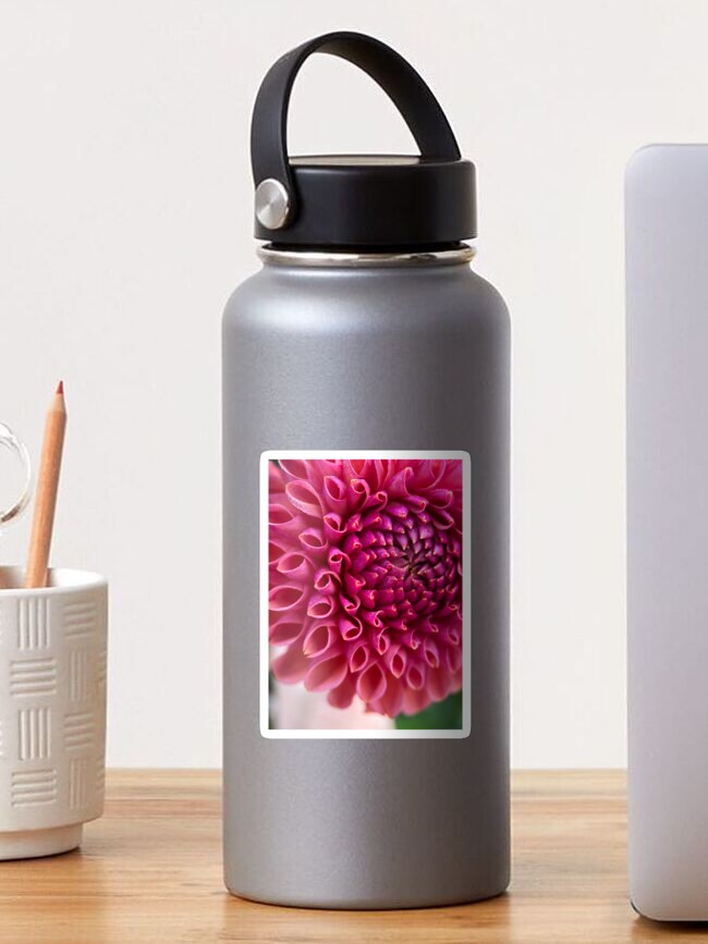 Thumbnail 1 of 3, Sticker, Snoho JoJo Dahlia Flower - Bronze Dahlia Flower designed and sold by idlewildblooms.