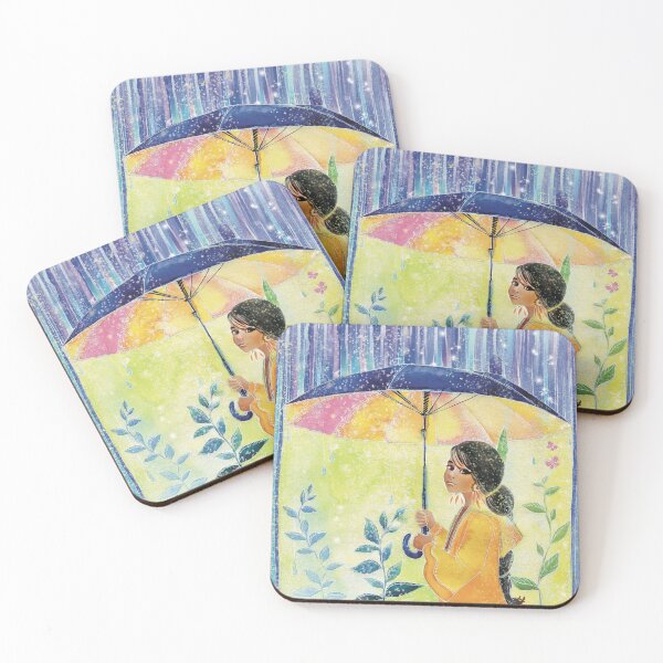 Item preview, Positive Rain Vibes, Everything Will Be Okay,  designed and sold by BohemiWANDERS.