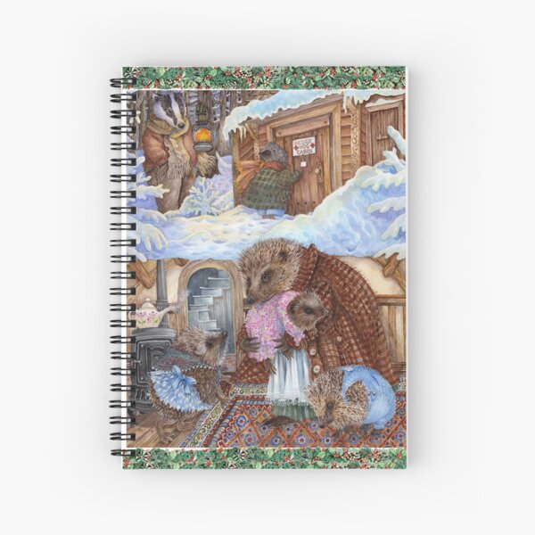 Item preview, Hedgehog Cabin Holiday Greenery designed and sold by Wendy Edelson.