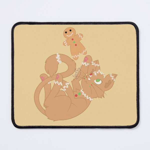 Item preview, Ginger the gingerbread kitten designed and sold by Cosmic Kitty Colors.