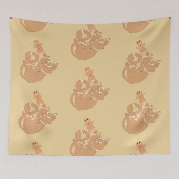 Item preview, Ginger the gingerbread kitten designed and sold by Cosmic Kitty Colors.