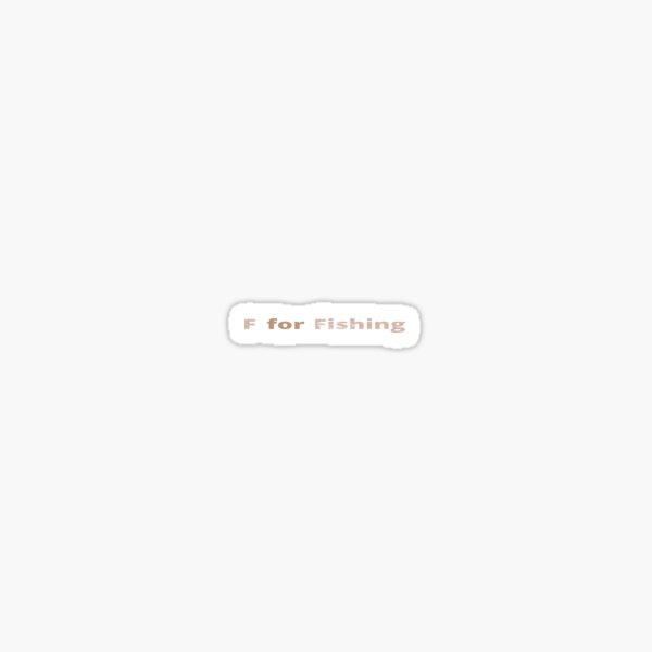 Vista previa del artículo con la obra «F para la pesca», diseñado y vendido por phassystore.