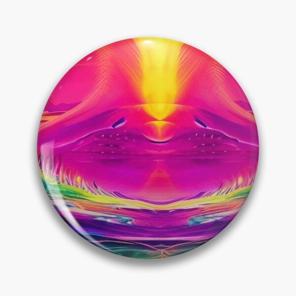 Item preview, Abstraction elemental psychodelic many colors fire and water overlapping art designed and sold by ValleyDream.